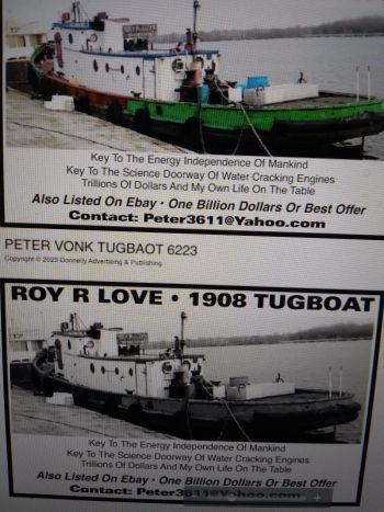 1908 Custom Tug Boat