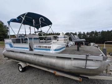 1989 GODFREY PONTOON BOATS AQUA PATIO 24 RLD