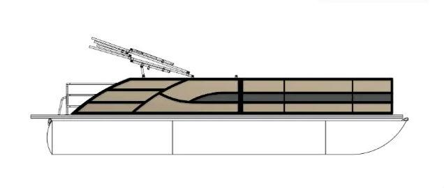 2025 Bentley Pontoons Legacy 243 Swingback 3/4 Tube