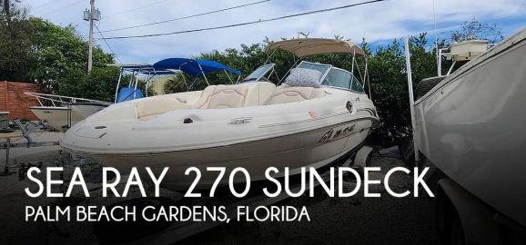 2002 Sea Ray 270 Sundeck