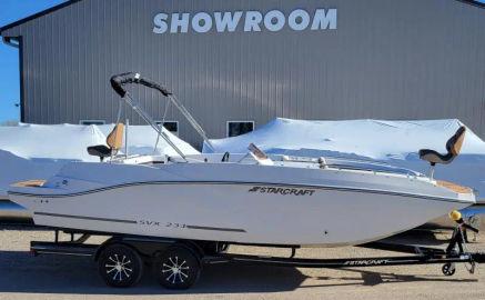 2023 Starcraft SVX 231 OB Deck Boat with Yamaha VF250 and Trailer