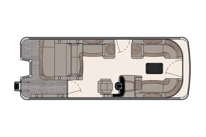 2021 Avalon Catalina Versatile Rear Bench - 23'