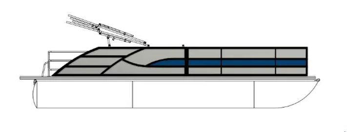 2025 Bentley Pontoons Legacy 243 Swingback 3/4 Tube