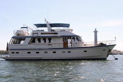 1986 Lowland 64 Pilot House Long Range Motor Yacht