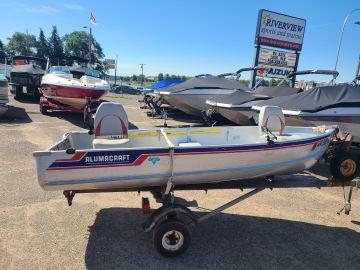 1981 Alumacraft 12' Fishing Boat With Trailer