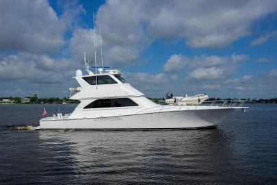 2004 Viking 61 Enclosed Bridge