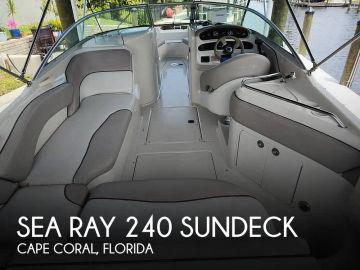 2002 Sea Ray 240 Sundeck