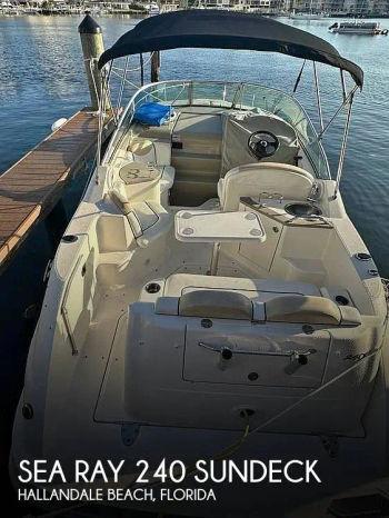 2007 Sea Ray 240 sundeck