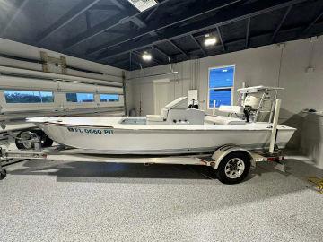 2013 Custom Harrison Boatworks Flats Tunnel Skiff