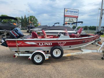 1990 Lund Pro V 1775 With An Evinrude 150HP Motor