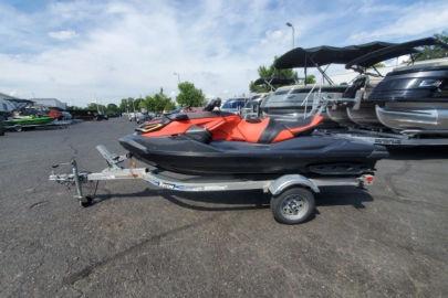 2019 Sea-Doo RXT-X 300 IBR & Sound System Eclipse Black and Lava Red