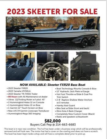 2023 Skeeter FX20