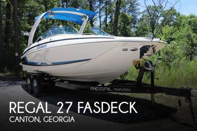 2013 Regal 27 Fasdeck