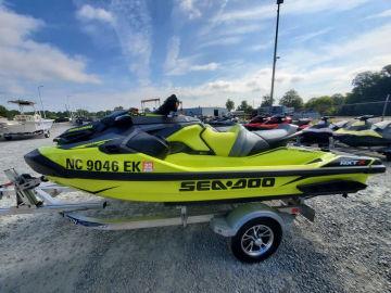 2019 Sea-Doo RXT-X 300 IBR & Sound System Neon Yellow and Lava Grey