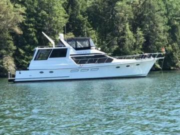 1987 Ocean Alexander 54 Cockpit Motoryacht