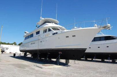 1990 Hatteras 78 Aft Cockpit Motoryacht