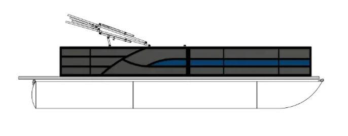 2025 Bentley Pontoons Legacy 243 Cruise XL 3/4 Tube